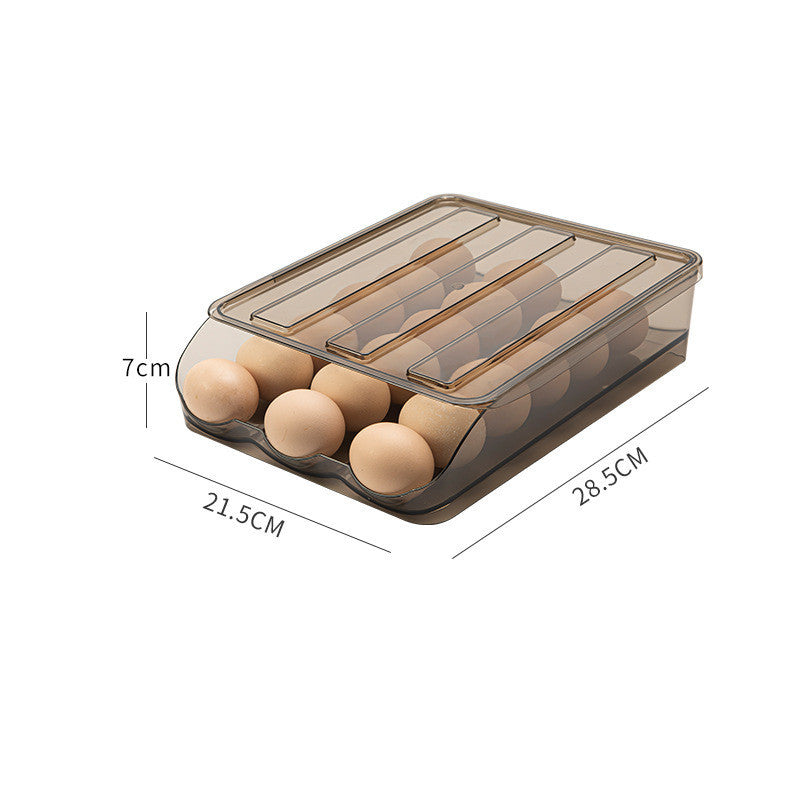 Creative Self-rolling Egg Box Refrigerator Drawer