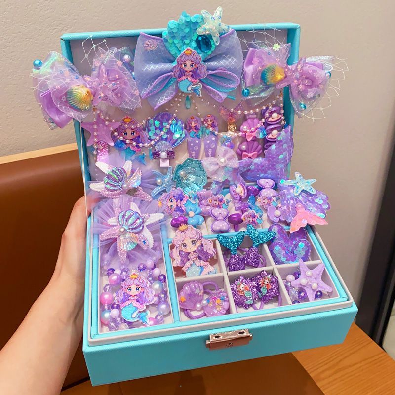Children's Hair Accessory Set Cartoon Hair Clips Hair Ties Exquisite Hairpins