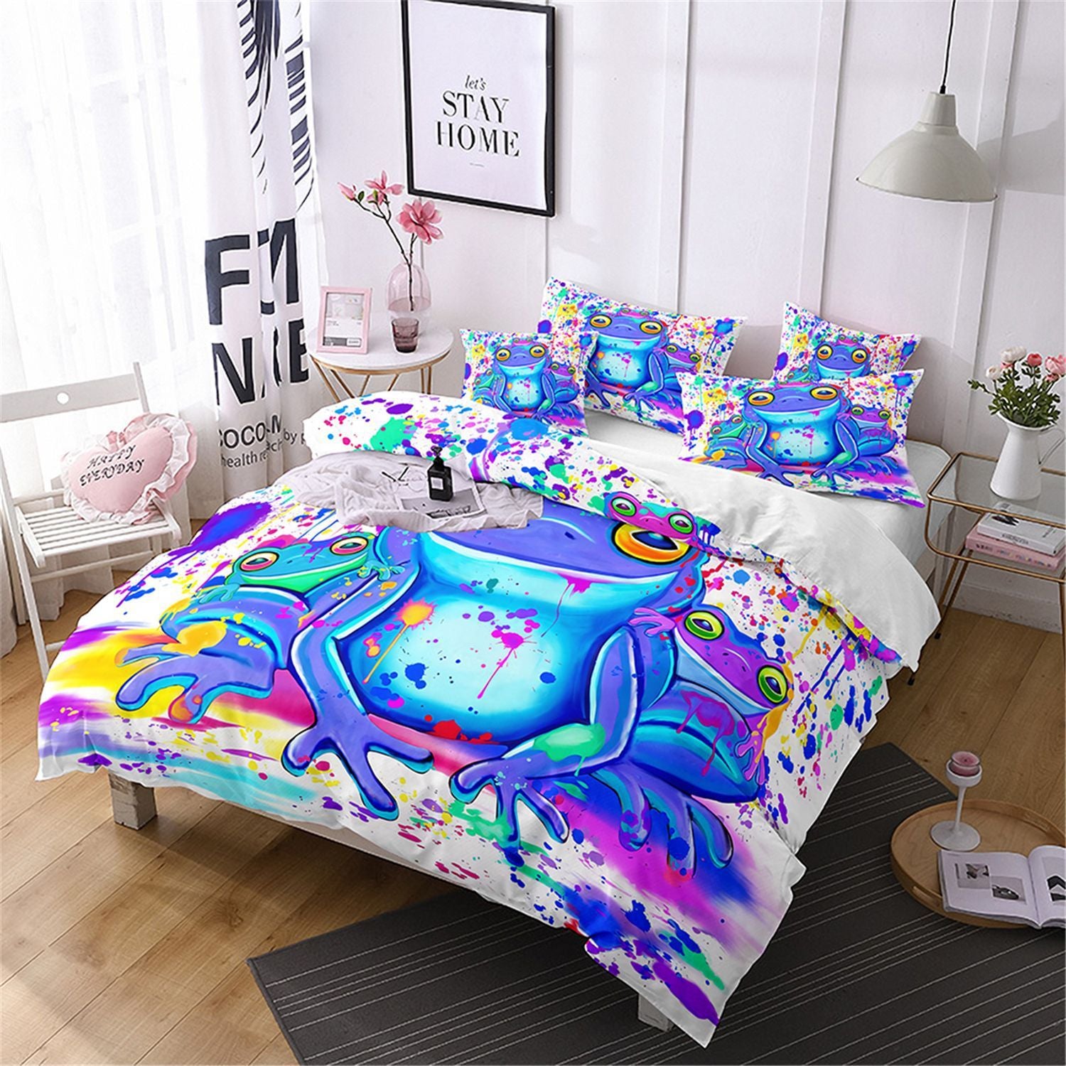Cartoon Children's Animal Frog Salamander Three-piece Set