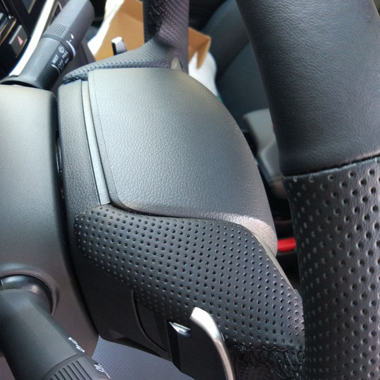 Hand Stitched Leather Steering Wheel Cover