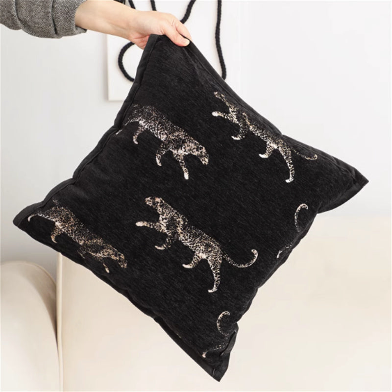 Leopard Couch Pillow Without Core Back Cushion