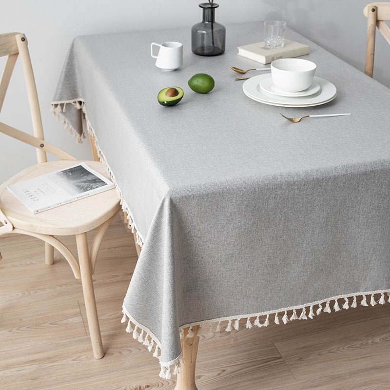 Checkered Tablecloth Rectangular Square Table Picnic Cloth