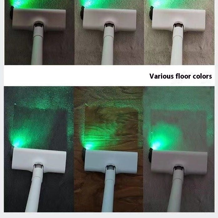 Affichage de la poussière compatible avec l'aspirateur ménager Lampe à lumière verte