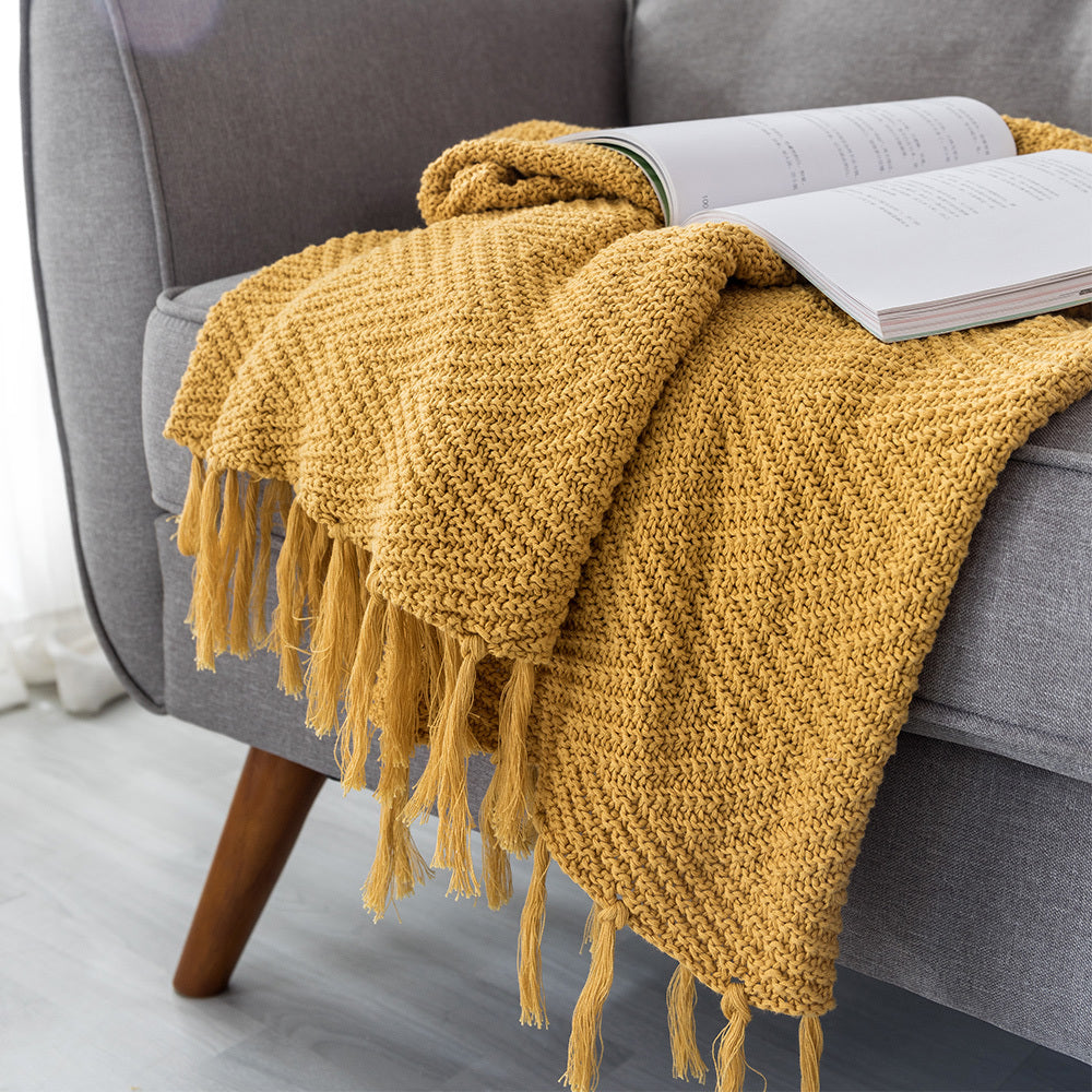Nordic Sofa Blanket Air Conditioning Cover Photography Blanket