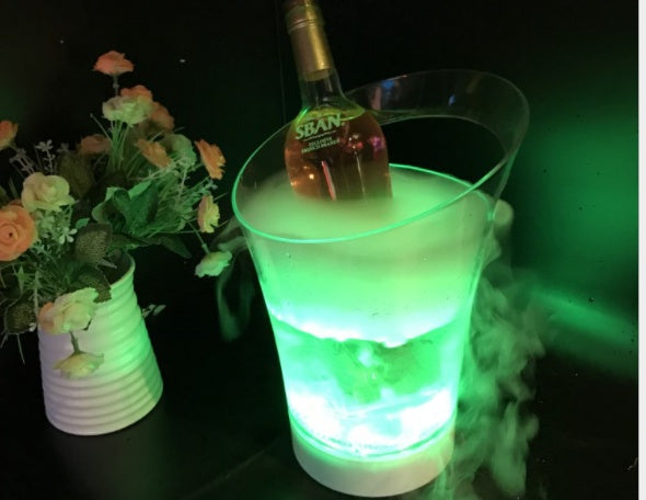LED Flashing Charging Portable Bar Small Ice Bucket