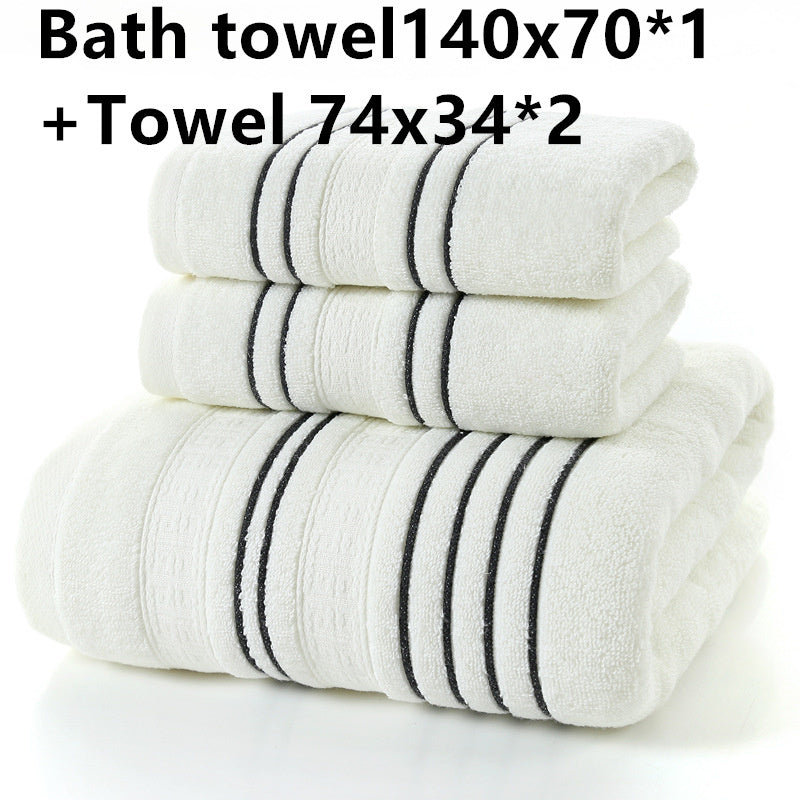 Pure Cotton Thick Soft Absorbent Bath Towel