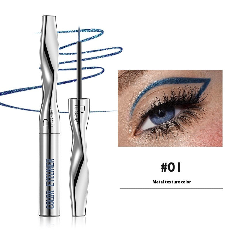 Color Eyeliner Makeup Waterproof Quick-drying Very Fine 24 Colors