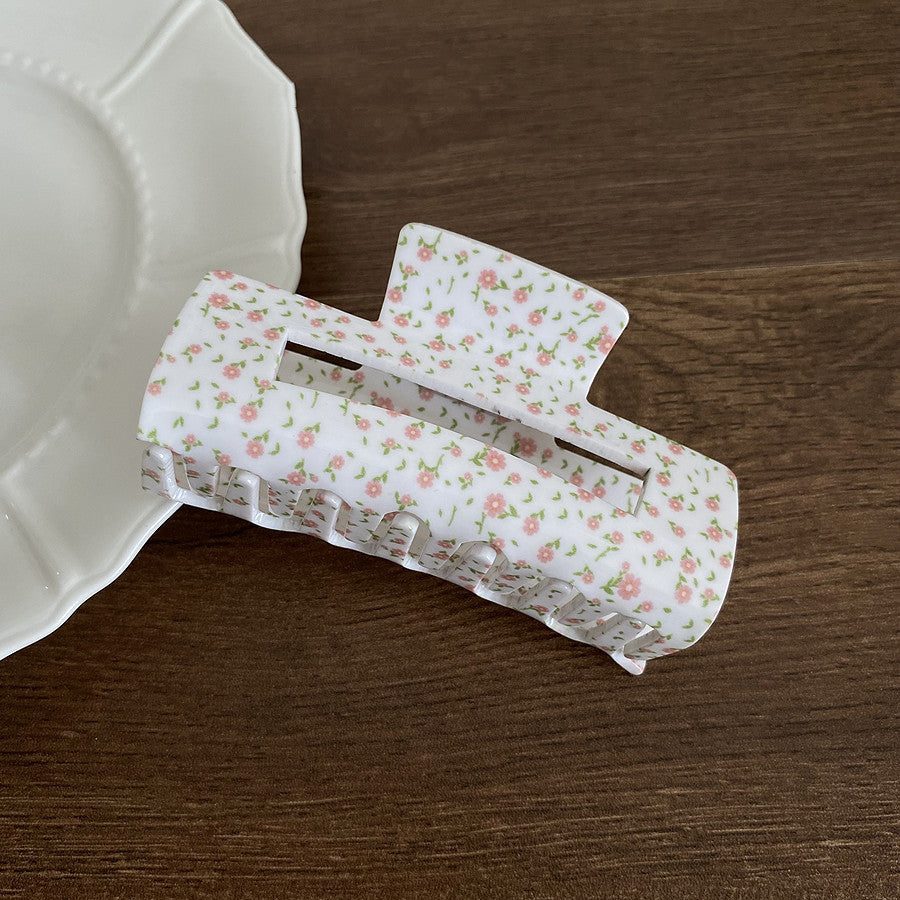 Women's Simple Vintage Print Hair Clip