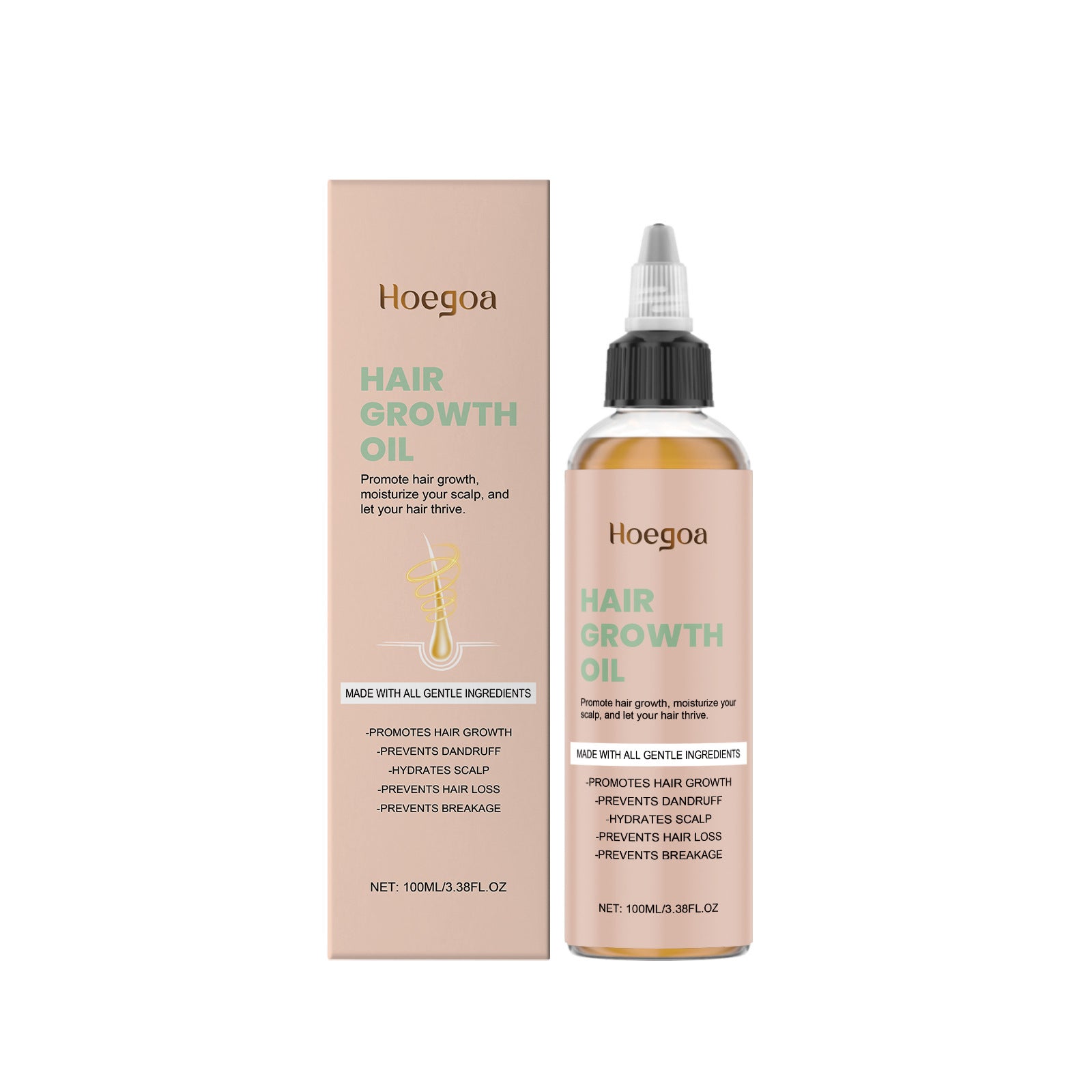 Huile capillaire douce et nourrissante