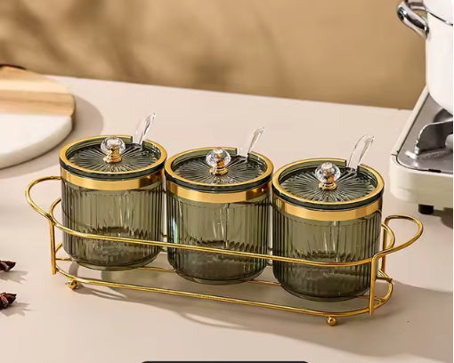Boîte à assaisonnements tendance pour rangement domestique