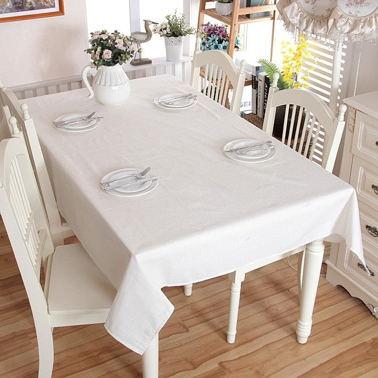 Modern Minimalist Polyester Cotton Lace Coffee Tablecloth