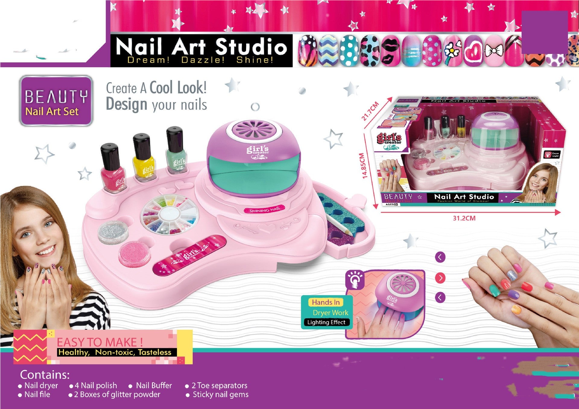 Manicure Series Play House Toys Suit