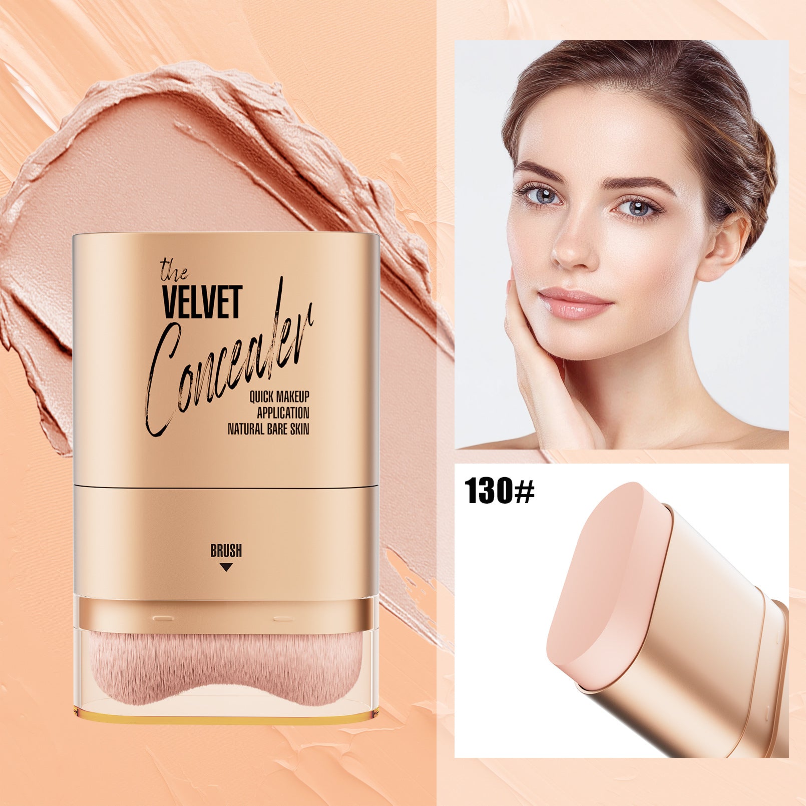HelloKiss Double-headed Concealer With Brush