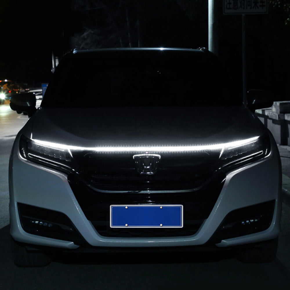 Refitting The Led Of Automobile Hood Lamp Into The Running Light Guide Strip