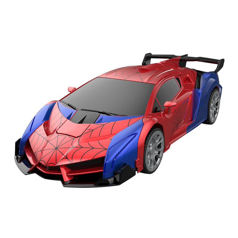 Remote-controlled Spider-transforming Toy Rechargeable Racing Car Model