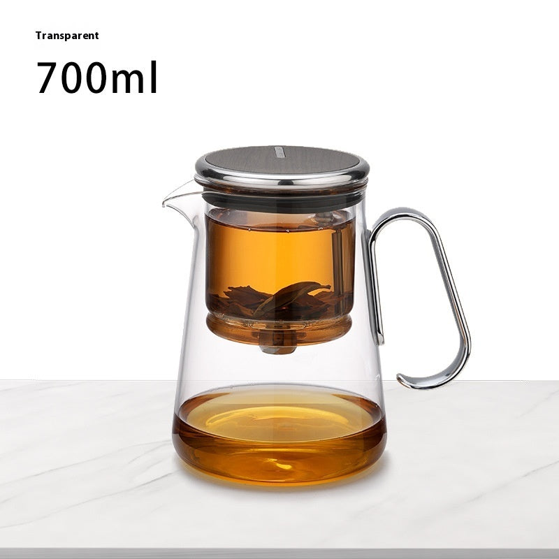 Teapot Tea Water Separation Elegant Cup All Glass Heat Resistant