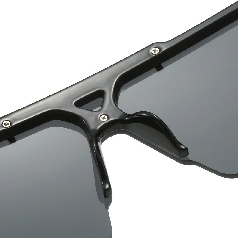 European And American Fashion Large Rim Sunglasses Cycling