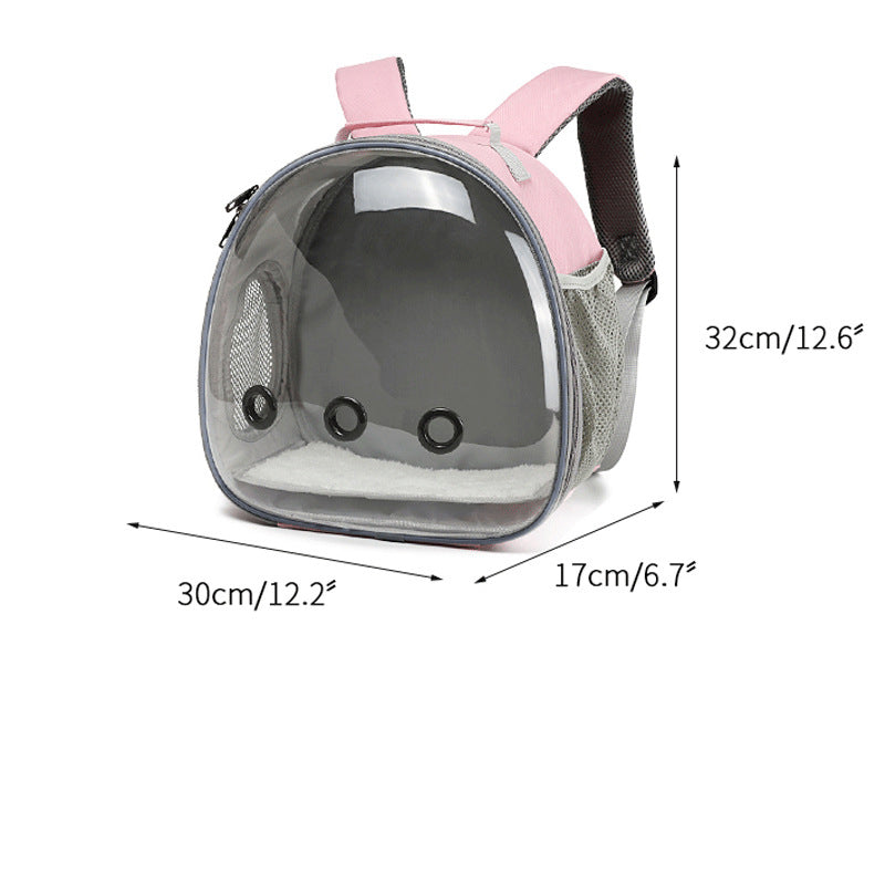 Sac à dos de transport pour animaux de compagnie, sac à dos transparent pour petit animal, sac de transport pour hamster, cochon d'Inde, écureuil volant, furet, lapin