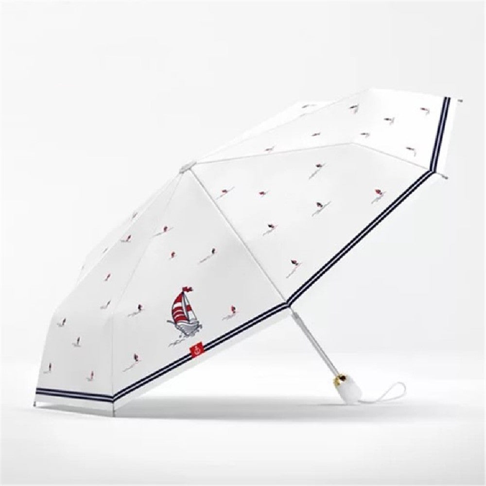 Cat Automatic Three-fold Folding Umbrella