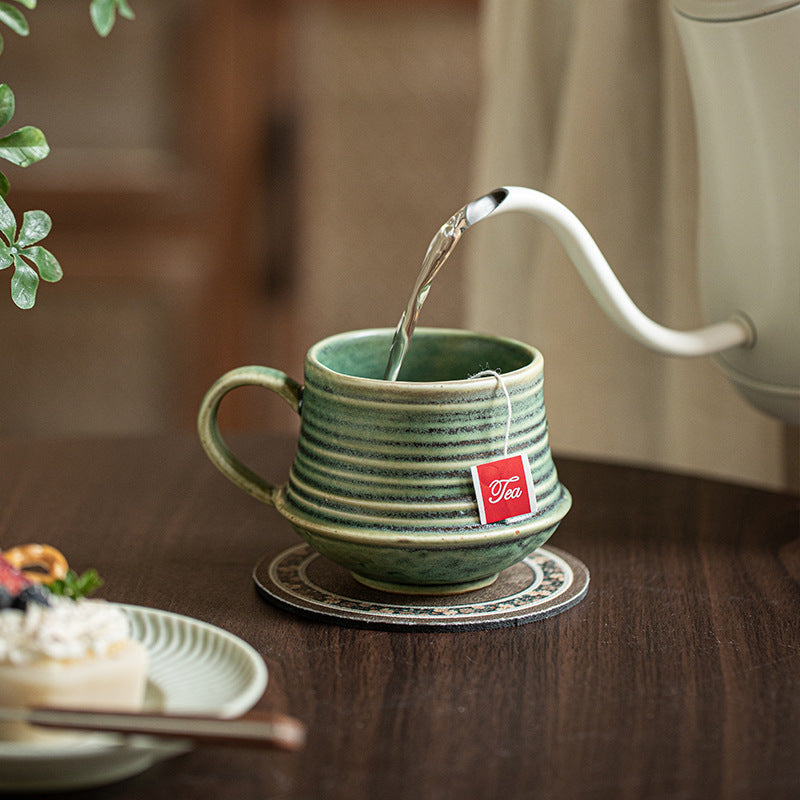 Vintage Thread Tea Coarse Ceramic Coffee Cup