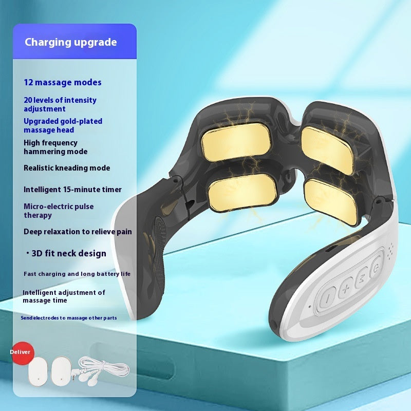 12 Head Cervical Vertebra Heating Massager