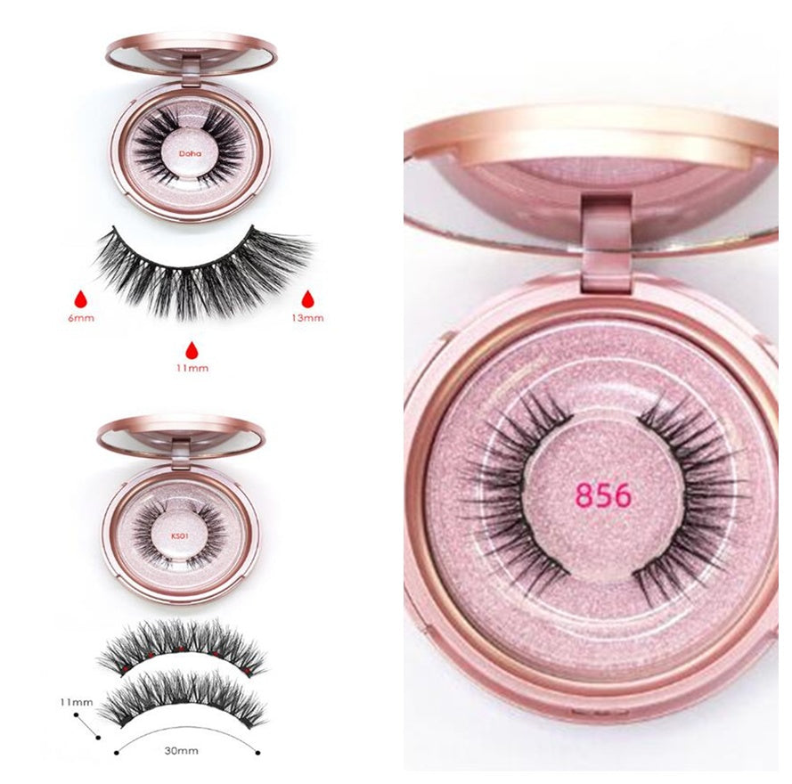 Five magnetic false eyelash set