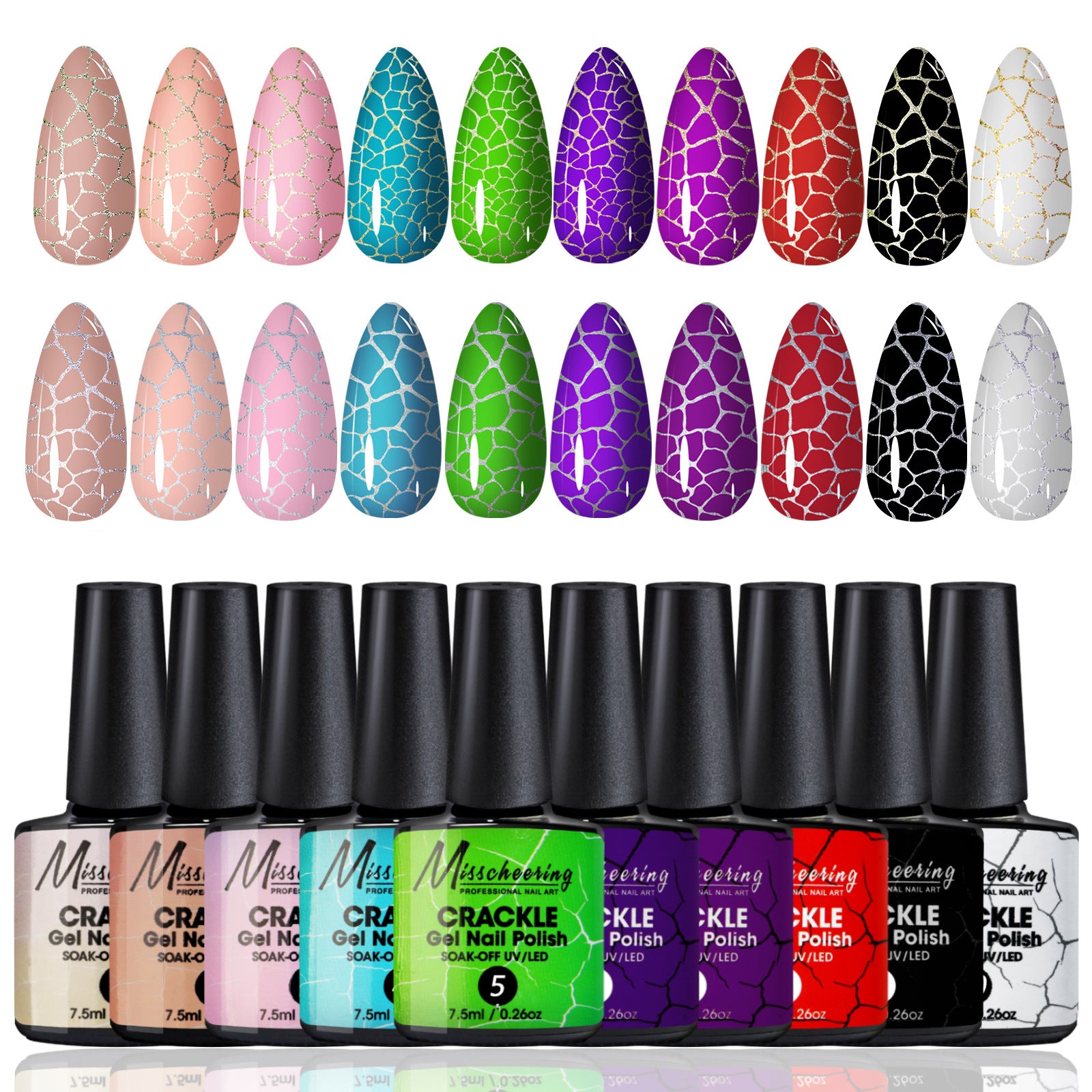 Nail Crack Glue Cracked Marble Gel Nail Polish