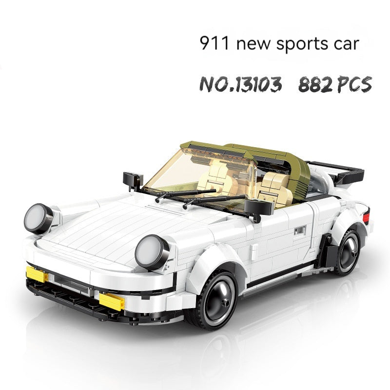 Jouets à assembler soi-même pour enfants Open 911 Sports Car GTR Racing