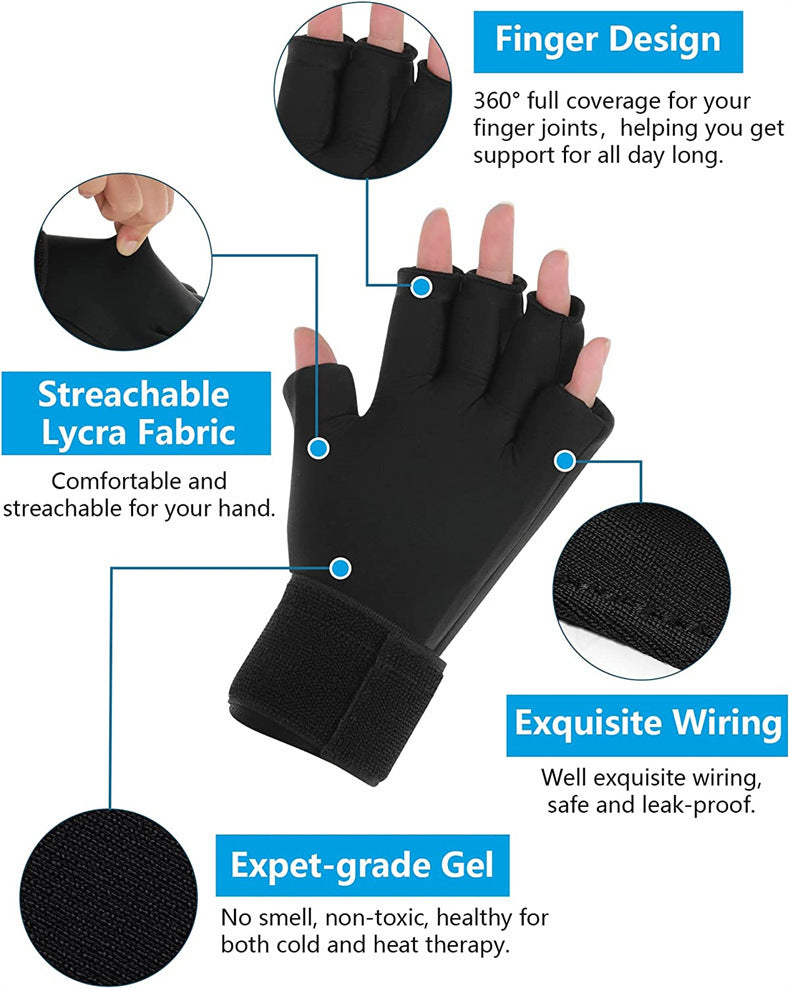 Sports Shock Absorption Protective Gel Ice Gloves