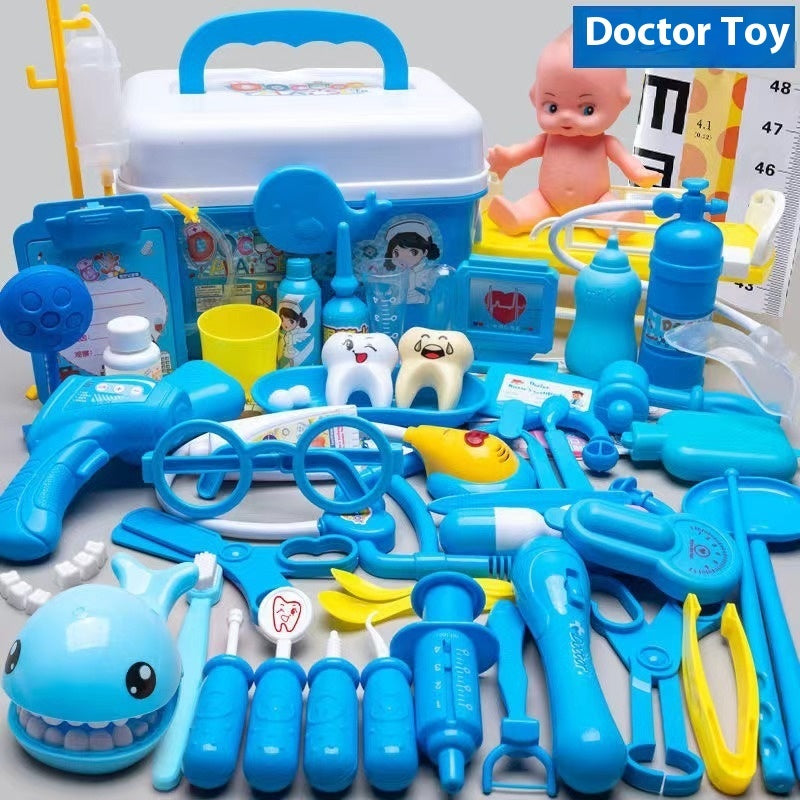 Children Play House Little Doctor Stethoscope Toy Suit