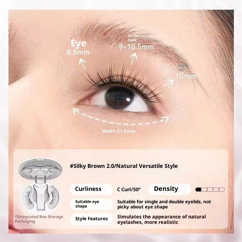 Integrated Soap Holder Plain Magnetic False Eyelashes