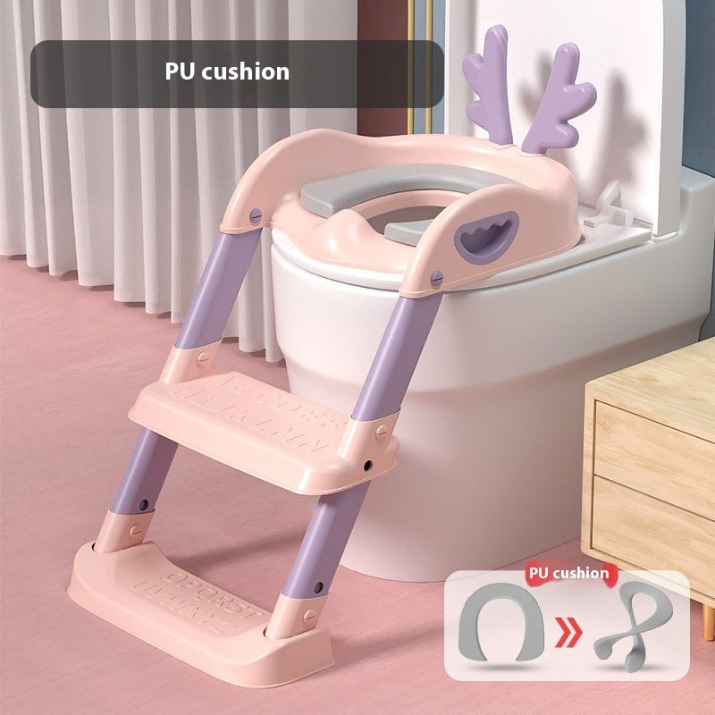 Children's Toilet Toilet Stairs Baby Girl Boy Ladder Bedpan Cushion Baby Household Urinal