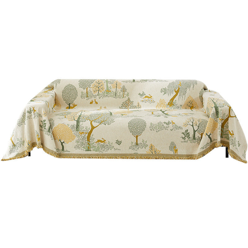 Plant Flower Sofa Cover All-inclusive Universal