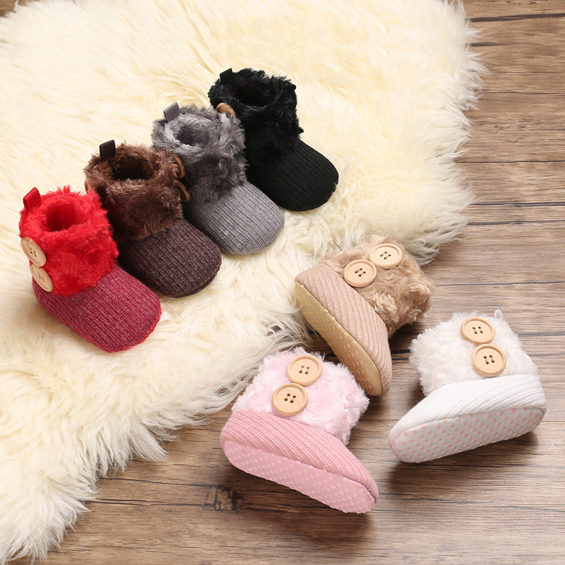 Thermal Soft Soled Men And Women Baby Toddler Shoes