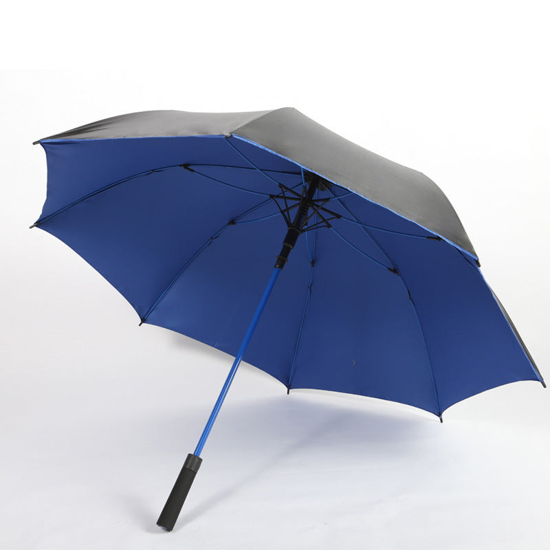 27-inch Vinyl Sun Umbrella Automatic Umbrella For Two Persons Large Golf