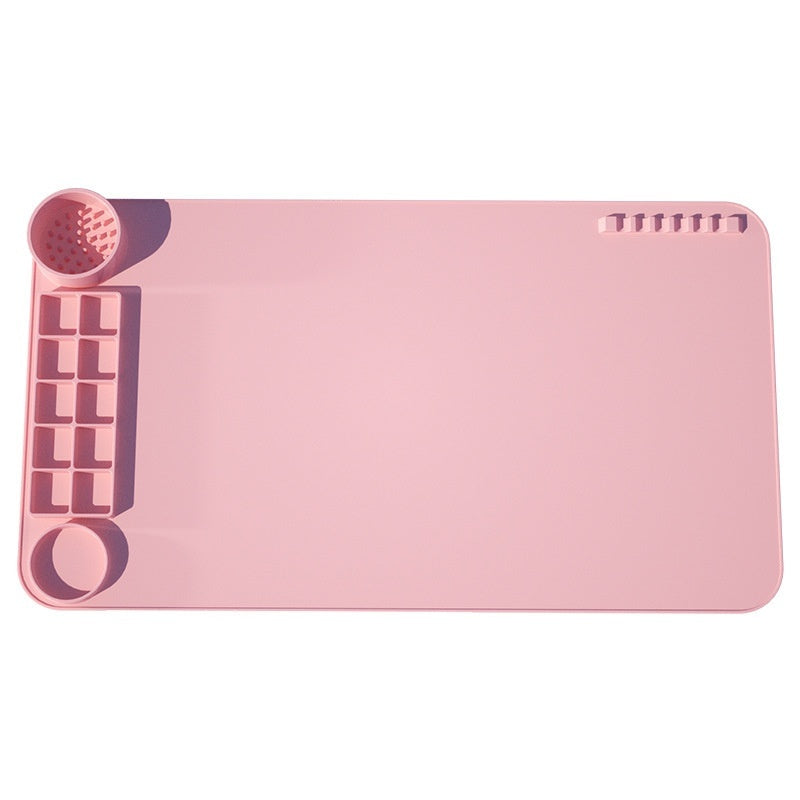 Children's New Silicone Graffiti Painting Mat Puzzle Cute Clear Drawing Light Color Coloring Book In Stock Wholesale