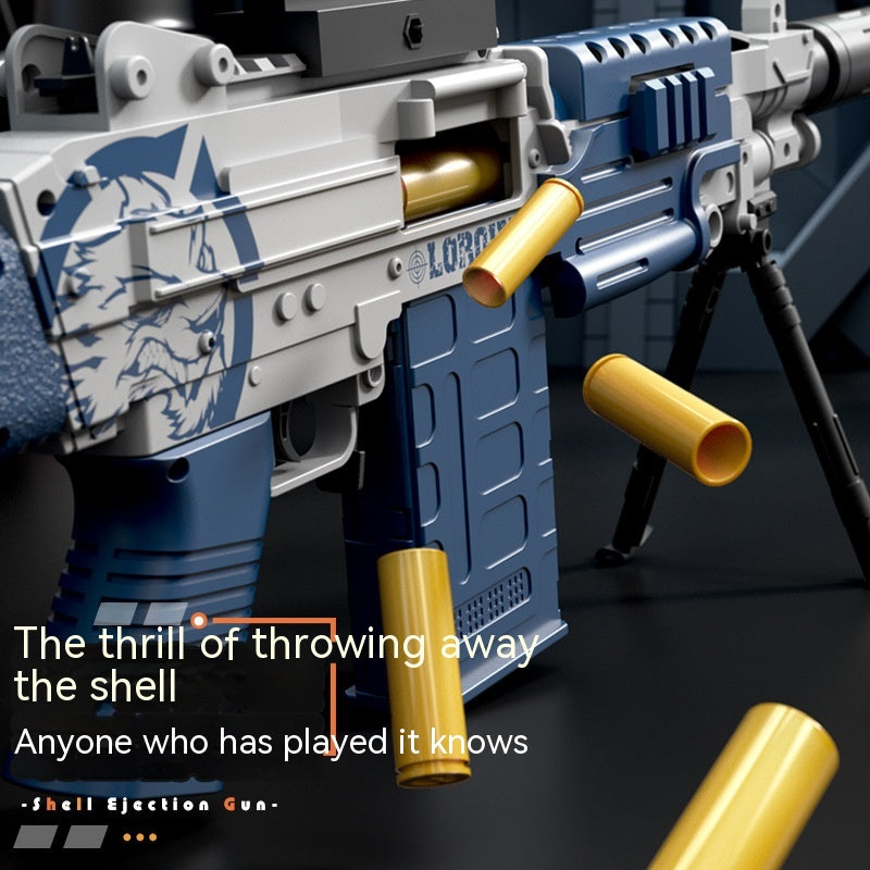 M249 Manual Soft Bullet Gun Boy Gift Toy