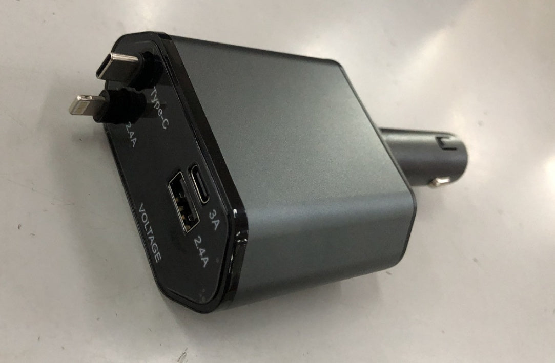 Automatic Retractable Charger Universal One-to-four Super Fast Conversion Plug Headband