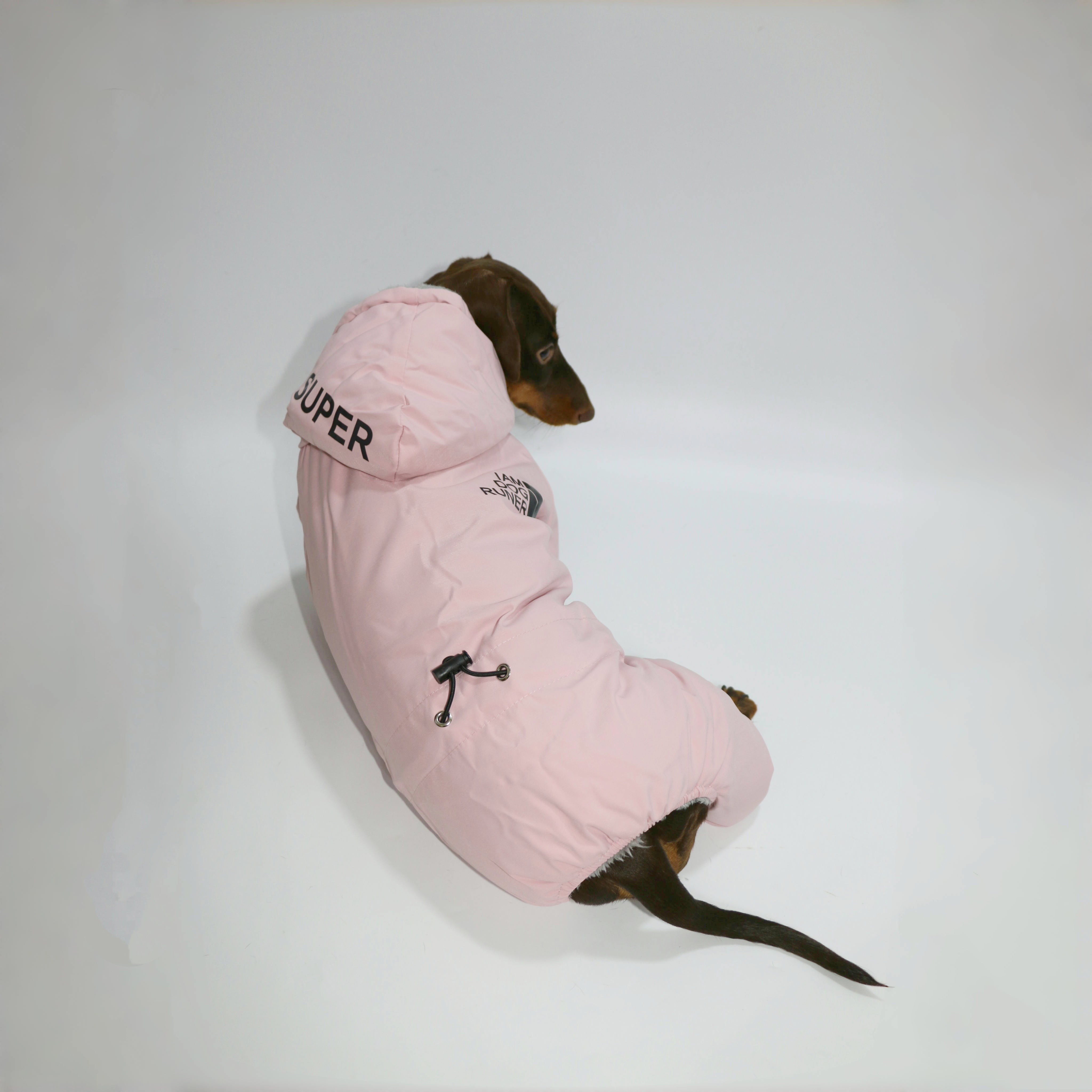 Dog Cat Pet Clothes Winter Warm Reflective Outdoor Four-legged Pet Clothing