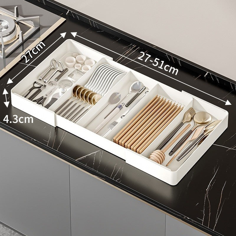 Kitchen Drawer Storage Partition Simple Chopsticks Knife And Fork Tableware
