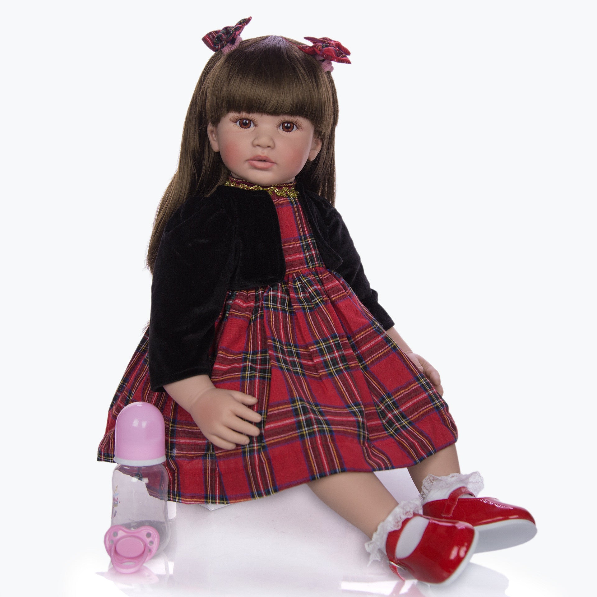 KEIUMI24-inch Reborn Doll Reborn Baby Cloth Body Simulation Baby