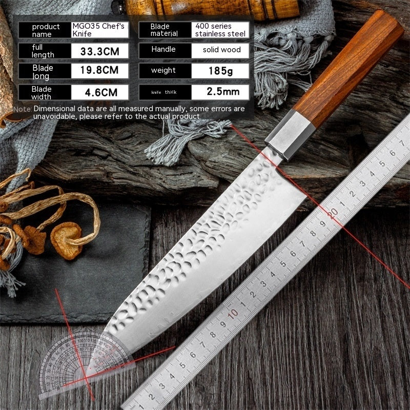 Damascus Sanhe Steel Forging Kitchen Knife Household