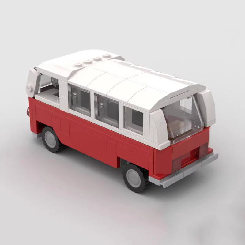 MOC Domestic Building Blocks Small Particles Retro Creative Toys