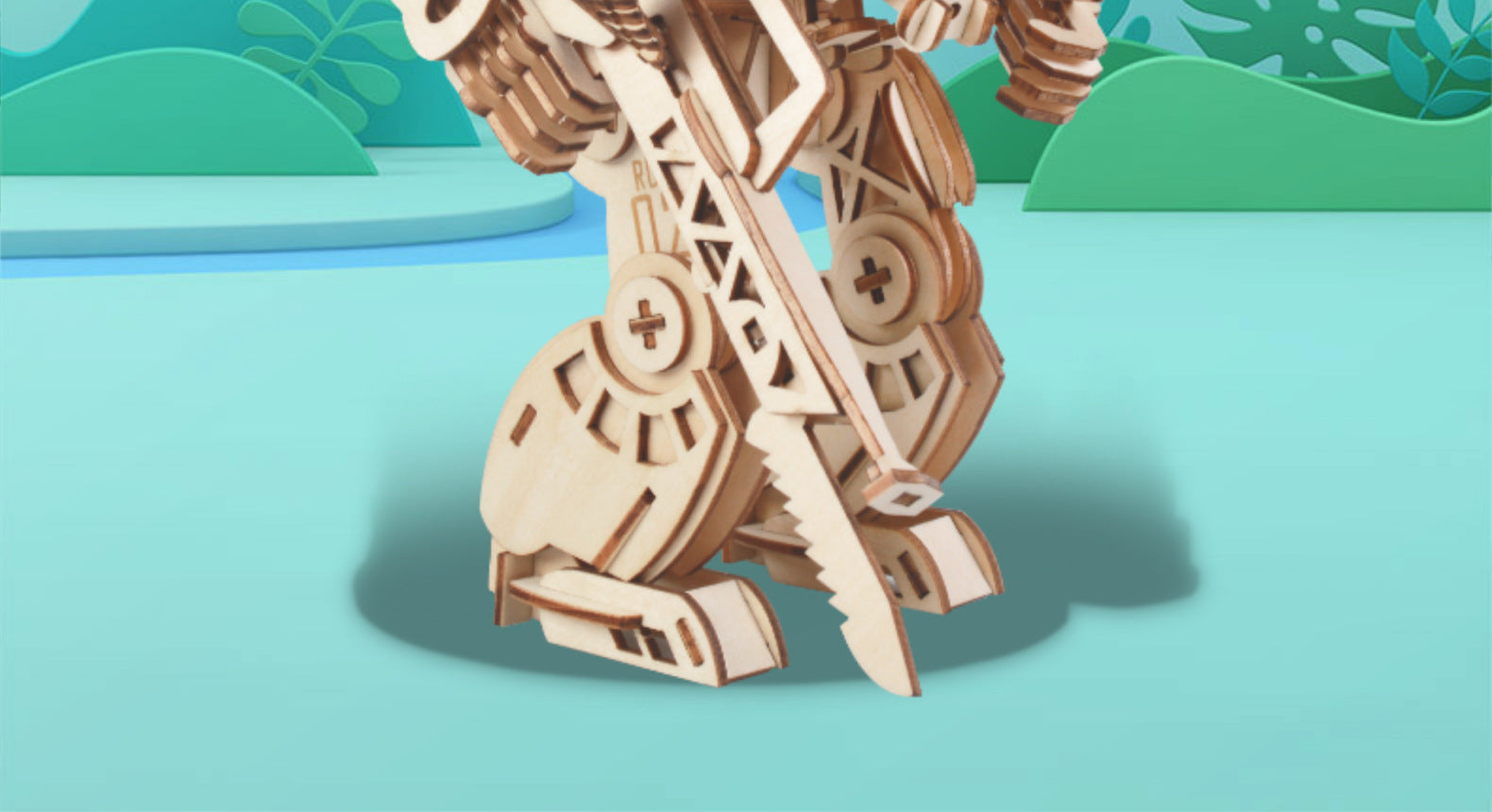 Mechanical Armor 3D Wooden Assembled Model DIY