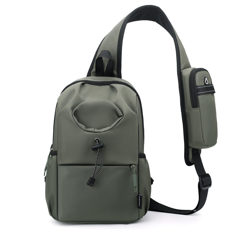 Oxford Cloth Kettle Bag Waterproof Shoulder Chest Bag
