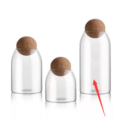 Ball Cork Glass Jar Tea Seal