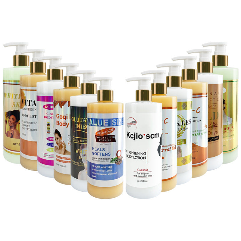 Lotion corporelle éclaircissante protectrice Lotion hydratante nourissante et hydratante améliorée