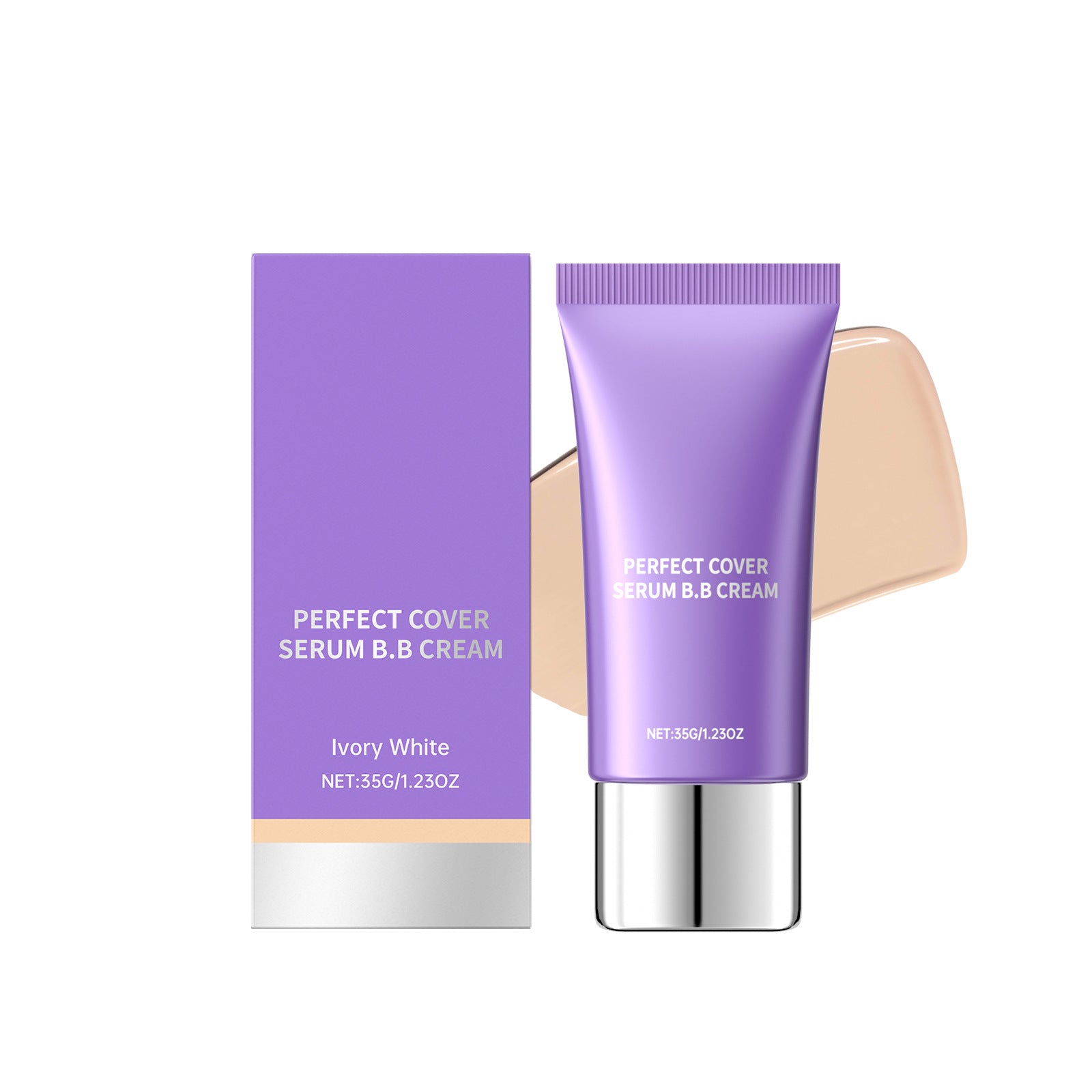 Lightweight Natural Foundation Concealer Moisturizing Makeup Fit Hydrating BB Cream