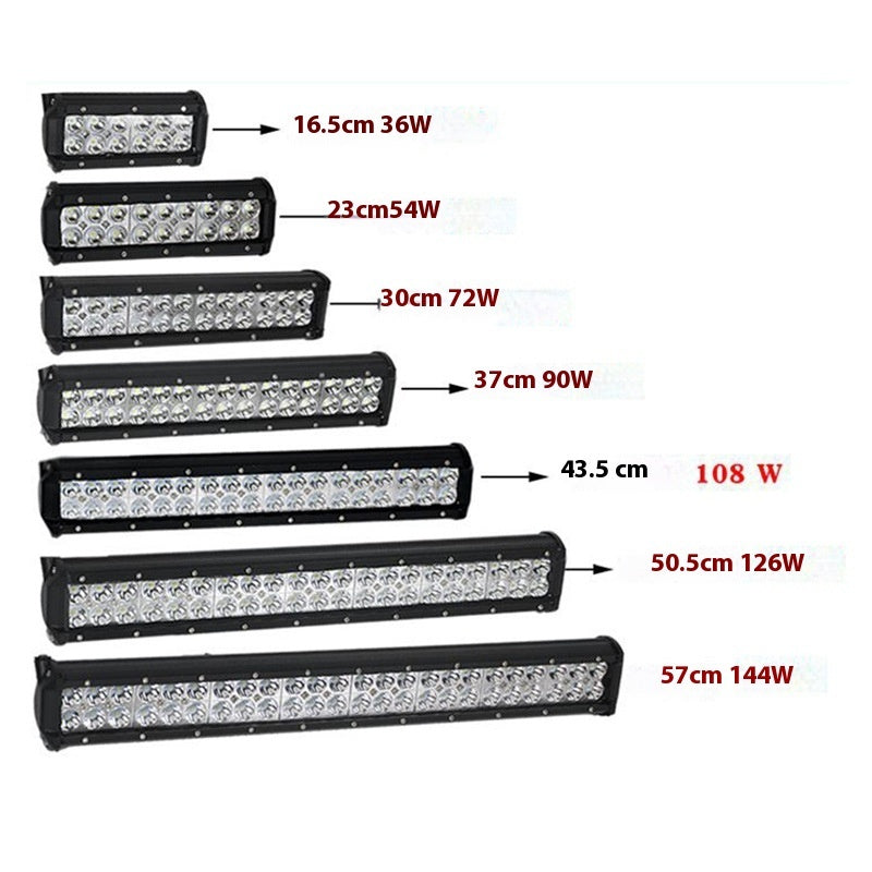 Off-road Vehicle Truck Double Row Strip Light Agricultural Machinery Durable