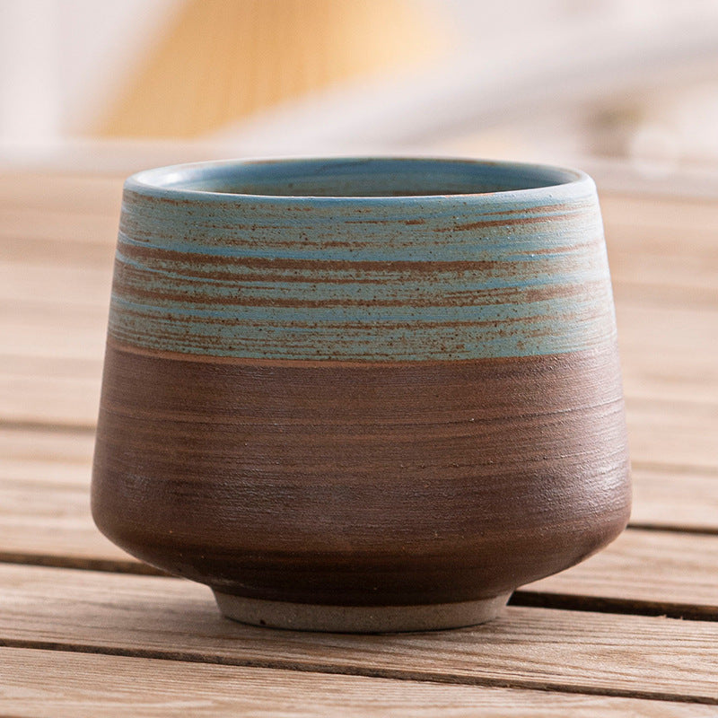 Japanese Style Rough Pottery Antique Tea Cup